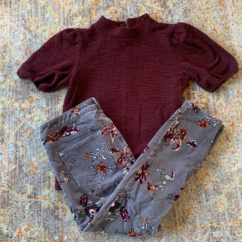 Stretch cord pants